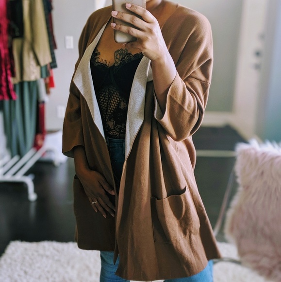 French Connection Camel Cardigan - Picture 4 of 5